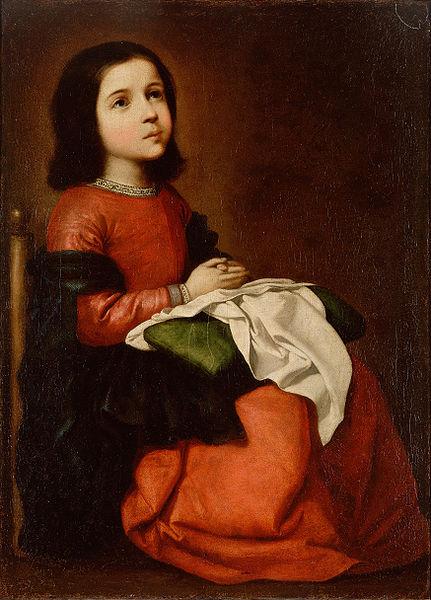 Francisco de Zurbaran Childhood of the Virgin oil painting image